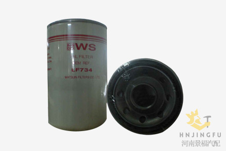 JX-6274/3014654/4206089/弗列加LF734机油滤清器滤芯用于发动机