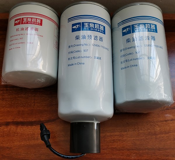 正品玉柴G5800-1105140C燃油柴油滤清器滤芯过滤器